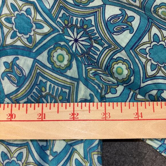 Saint Tropez West Top Women Plus Size 2X Linen Blend Embroidered Tunic Resort - Picture 6 of 9